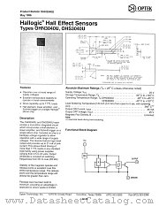 OHN3040U datasheet pdf Optek Technology
