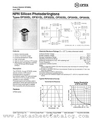 OP305SL datasheet pdf Optek Technology