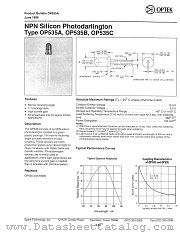 OP535B datasheet pdf Optek Technology