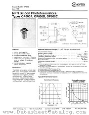 OP600A datasheet pdf Optek Technology