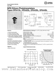 OP644SL datasheet pdf Optek Technology