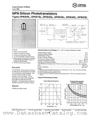 OP800SL datasheet pdf Optek Technology