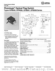 OPB695B datasheet pdf Optek Technology