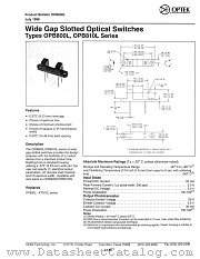 OPB812W55 datasheet pdf Optek Technology