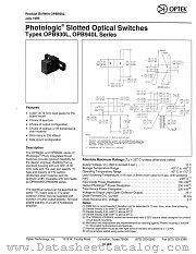 OPB942W51 datasheet pdf Optek Technology