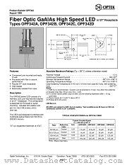 OPF342D datasheet pdf Optek Technology