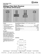 OPF512 datasheet pdf Optek Technology