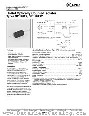 OPI120TX datasheet pdf Optek Technology
