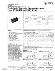 OPI126 datasheet pdf Optek Technology