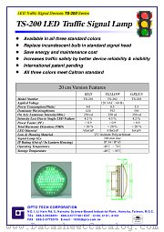 TS-200 datasheet pdf OPTO TECH