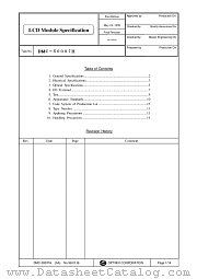 DMC-50097H datasheet pdf Optrex Corporation