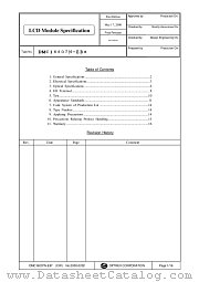 DMC16207H-EB datasheet pdf Optrex Corporation