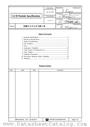 DMC16433N-B datasheet pdf Optrex Corporation