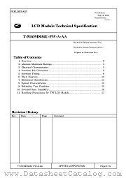 T-51639D084U-FW-A-AA datasheet pdf Optrex Corporation