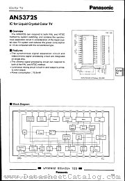 AN5372S datasheet pdf Panasonic