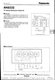 AN5532 datasheet pdf Panasonic