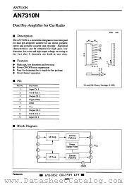 AN7310N datasheet pdf Panasonic