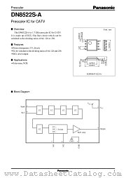 DN8522S-A datasheet pdf Panasonic
