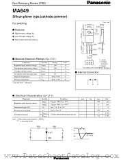 MA3F649 datasheet pdf Panasonic