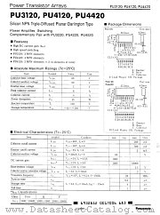 PU3120 datasheet pdf Panasonic