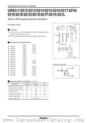 UNR6214 datasheet pdf Panasonic