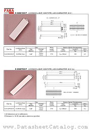 K-03207GX-P datasheet pdf PARA Light