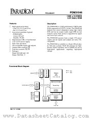 PDM31548SA20SOA datasheet pdf PARADIGM