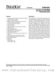 PDM34089SA10TQ datasheet pdf PARADIGM