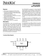 PDM4M4030S20Z datasheet pdf PARADIGM