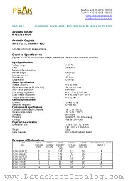 P3AU-053R3E datasheet pdf PEAK electronics