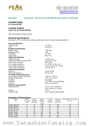 P3BU-057R2E datasheet pdf PEAK electronics