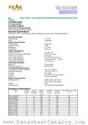 P6AU-057R2E datasheet pdf PEAK electronics