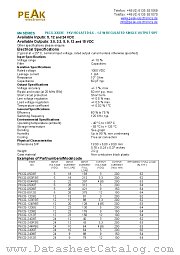 P6CG-0509E datasheet pdf PEAK electronics