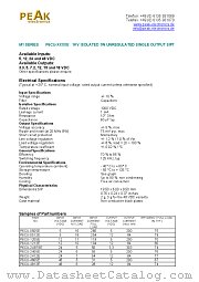 P6CU-1205E datasheet pdf PEAK electronics