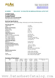 P6CU-2405Z datasheet pdf PEAK electronics