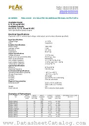 P6DU-0512Z datasheet pdf PEAK electronics