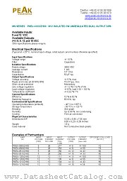 P6EU-1209ZH30 datasheet pdf PEAK electronics