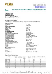 P6IU-0512E datasheet pdf PEAK electronics