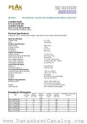 P6LU-0512EH40 datasheet pdf PEAK electronics