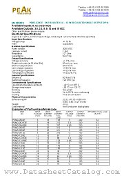 P6MG-124R8E datasheet pdf PEAK electronics