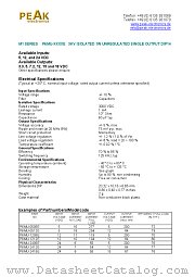 P6MU-0512E datasheet pdf PEAK electronics