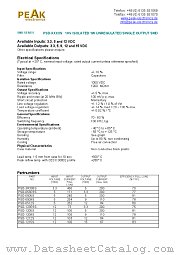PSD-0505S datasheet pdf PEAK electronics