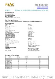 PZ8GG-0512E datasheet pdf PEAK electronics