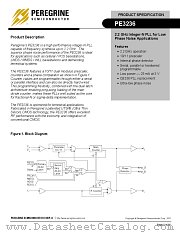 PE3236-00 datasheet pdf Peregrine Semiconductor