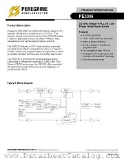 PE3336-23 datasheet pdf Peregrine Semiconductor