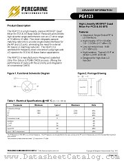 PE4123-23 datasheet pdf Peregrine Semiconductor