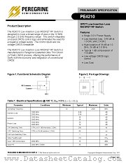 PE4210-00 datasheet pdf Peregrine Semiconductor
