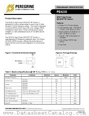 PE4230-22 datasheet pdf Peregrine Semiconductor