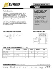 PE9301-00 datasheet pdf Peregrine Semiconductor