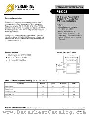 PE9302-00 datasheet pdf Peregrine Semiconductor